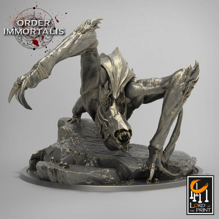 Crawling Bat Strike miniature sculpted by Lord of the Print