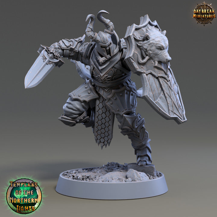 miniature Johan Firepine sculpted by Daybreak Miniatures