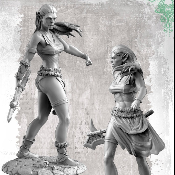 miniature Aggra sculpted by Nocturna