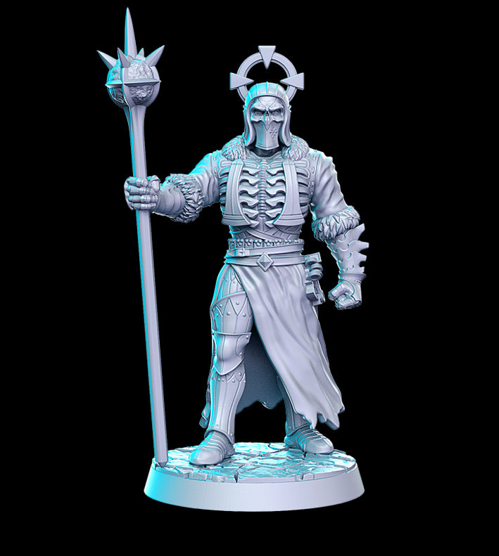 deathpriest dark priest undead male unpainted resin unpainted resin 3D Printed Miniature