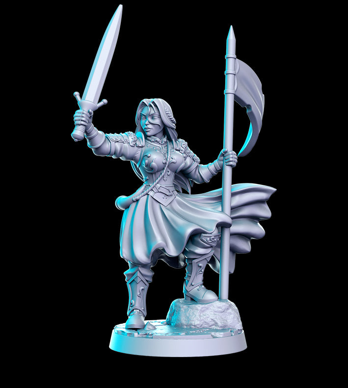 Human/ Halfling Female Fighter