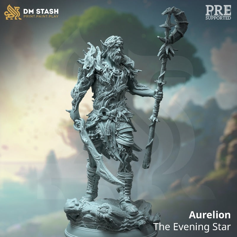 miniature Auralio the evening star sculpted by DM Stash