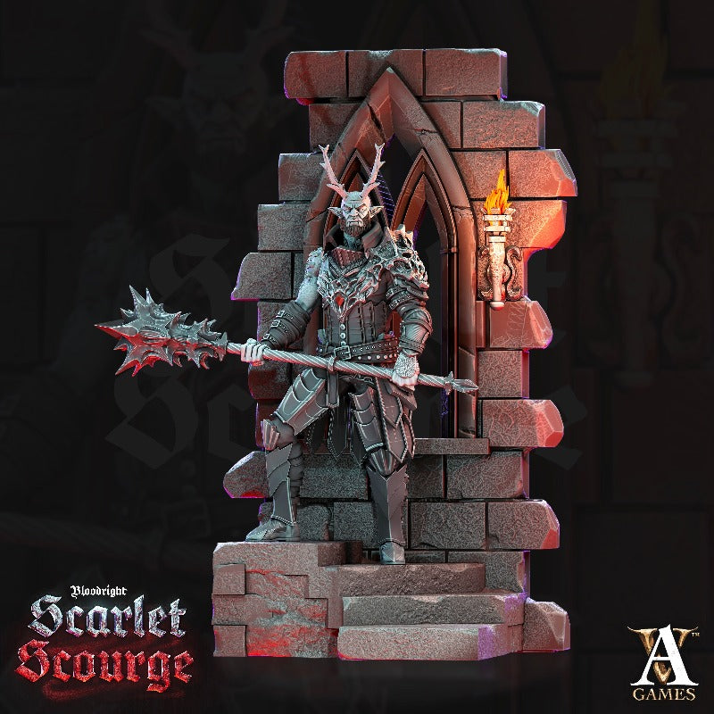 Bloodspawn Templar sculpted by Archvillain Games