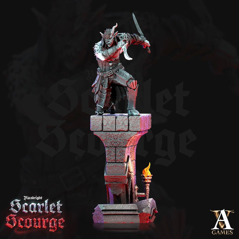 Bloodspawn Templar sculpted by Archvillain Games