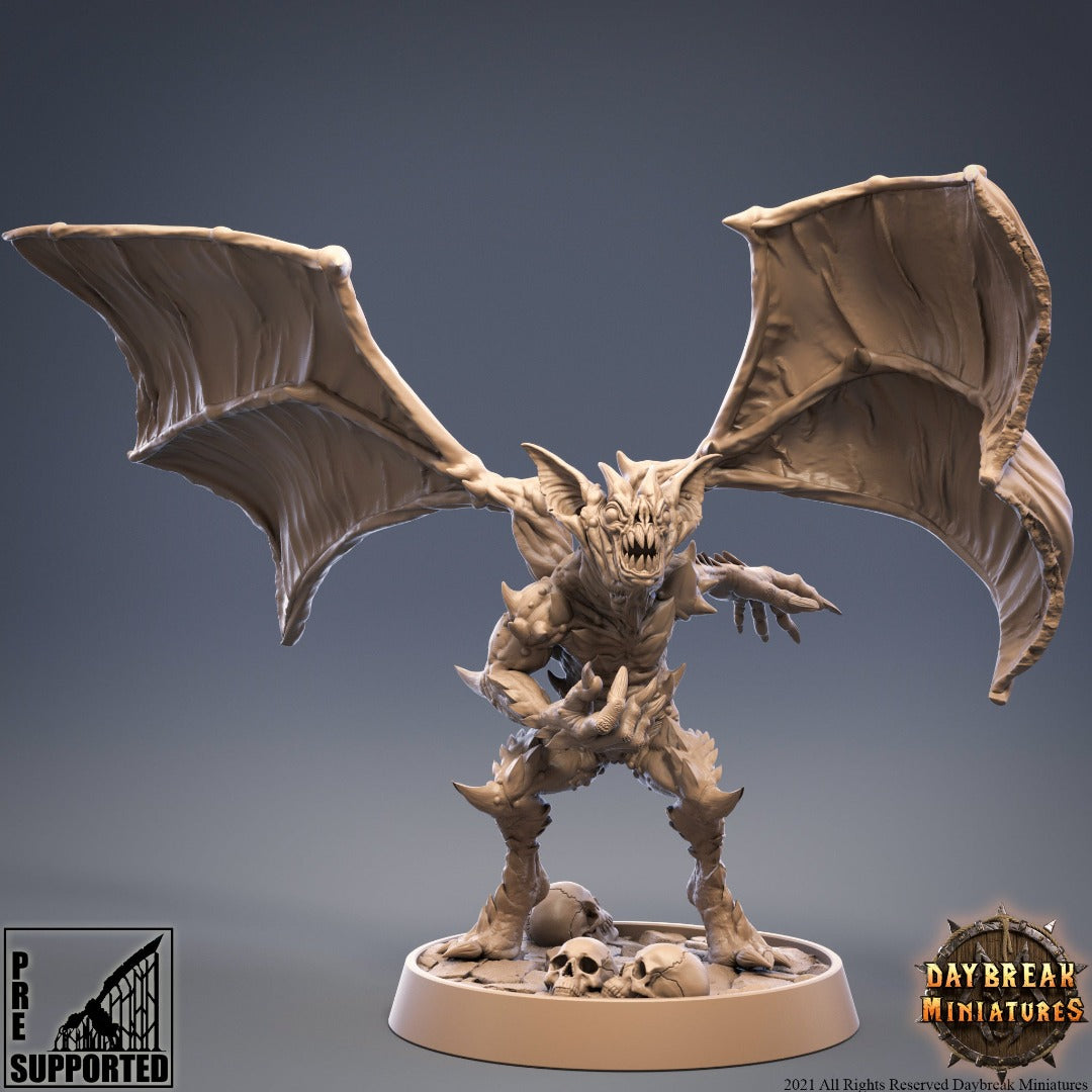 Fiendish Winged demon rpg mini