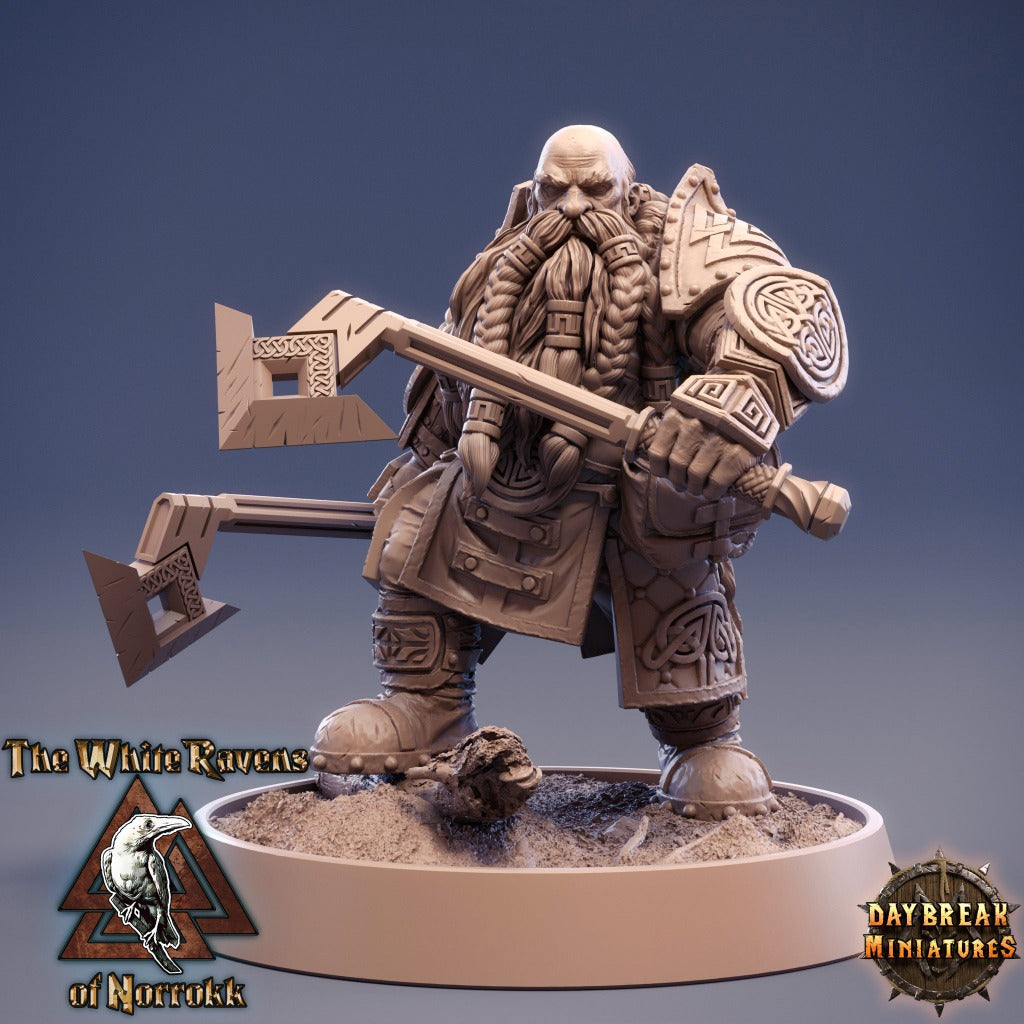 Dwarf dual axe wielder