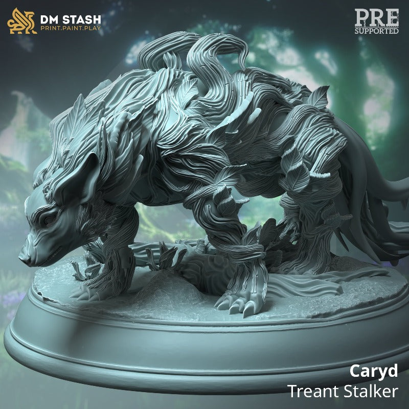 miniature Caryd - Treant Stalker sculpted by DM Stash