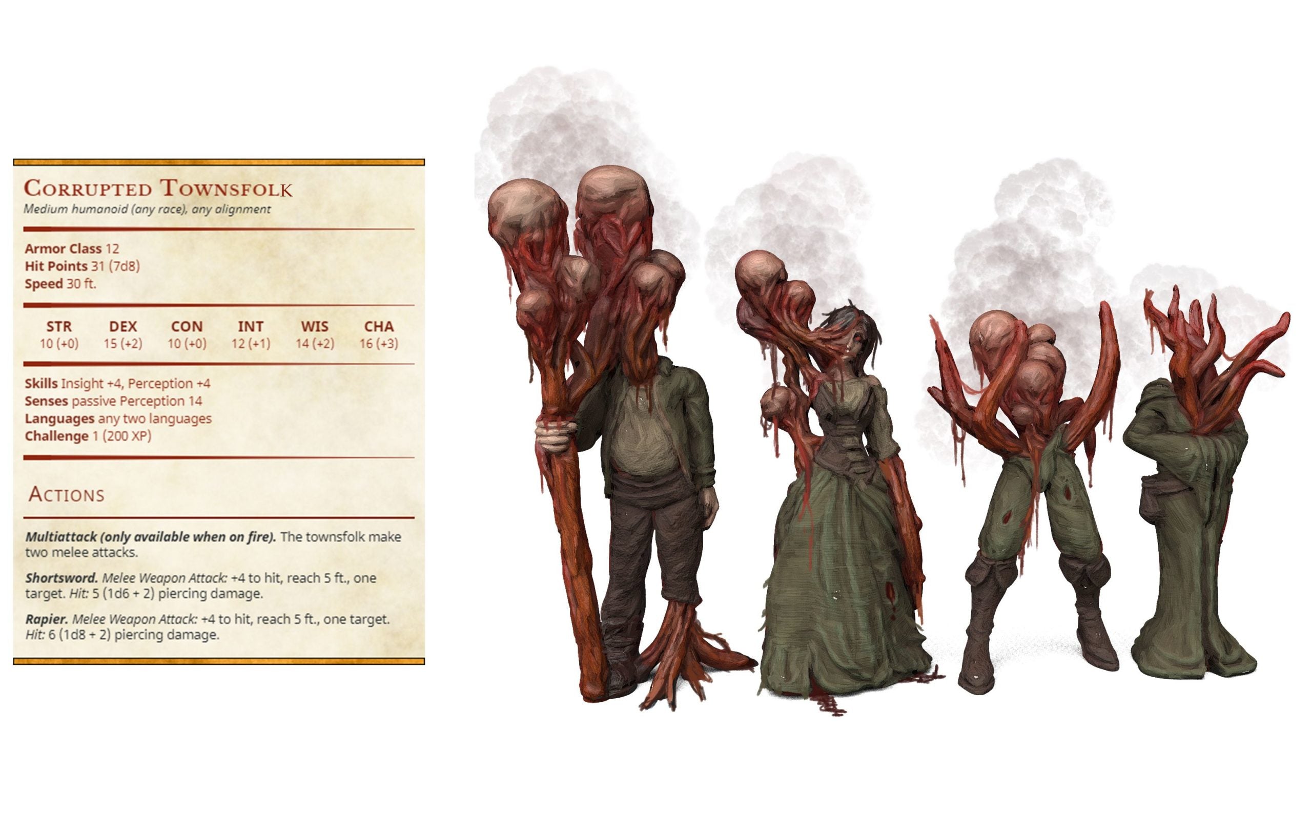 Corrupted Townsfolk (x4)