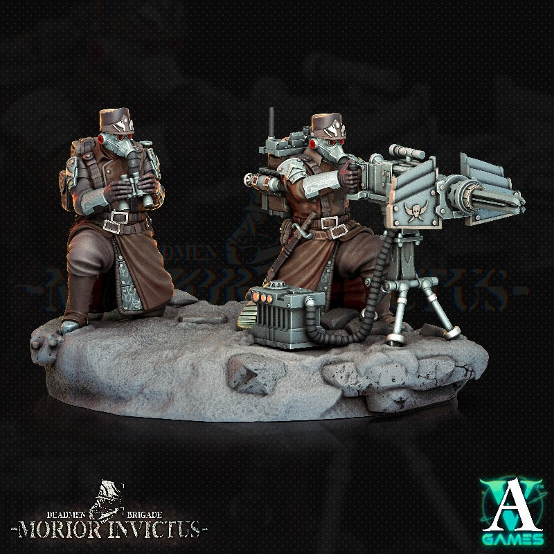 miniature Morior Heavy Infantry sculpted by Archvillain Games