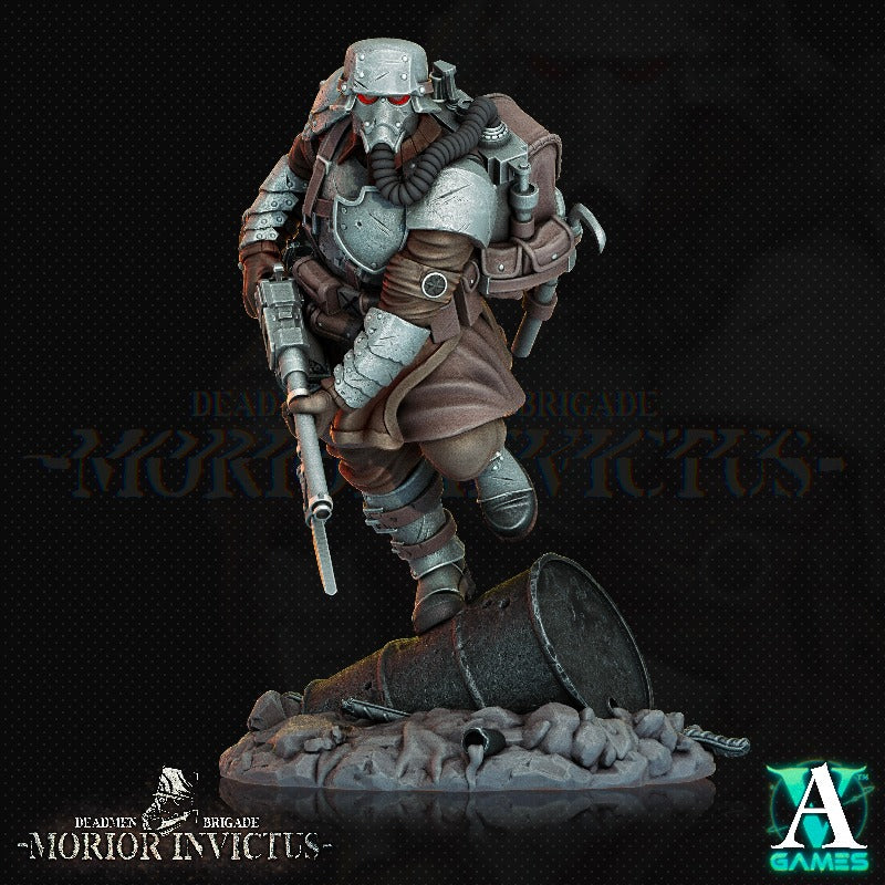 miniature Morior Shocktrooper sculpted by Archvillain Games