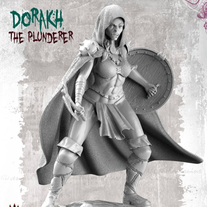 miniature Dorakh, the plunderer sculpted by Nocturna