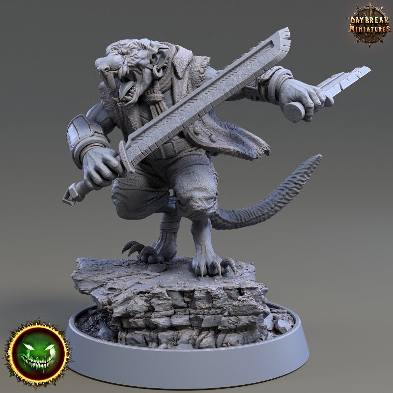 miniature Dungazz Ripsitter sculpted by Daybreak Miniatures.