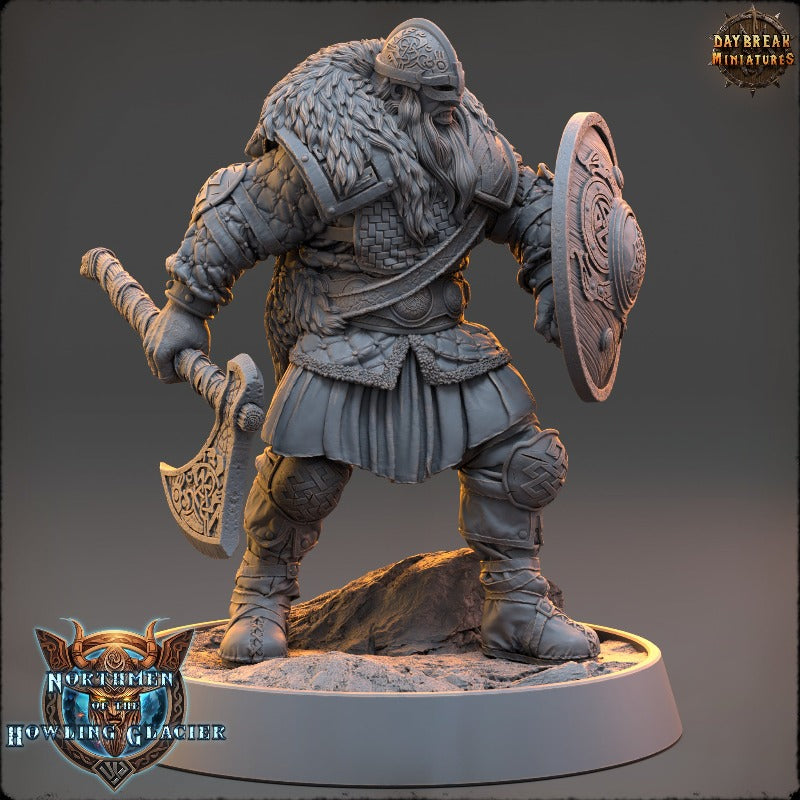 miniature Einar Bloodaxe sculpted by Clay Cyanideminiature Einar Bloodaxe sculpted by Daybreak Miniatures