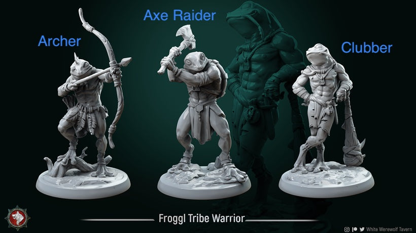 archer axe clubber froggl warrior