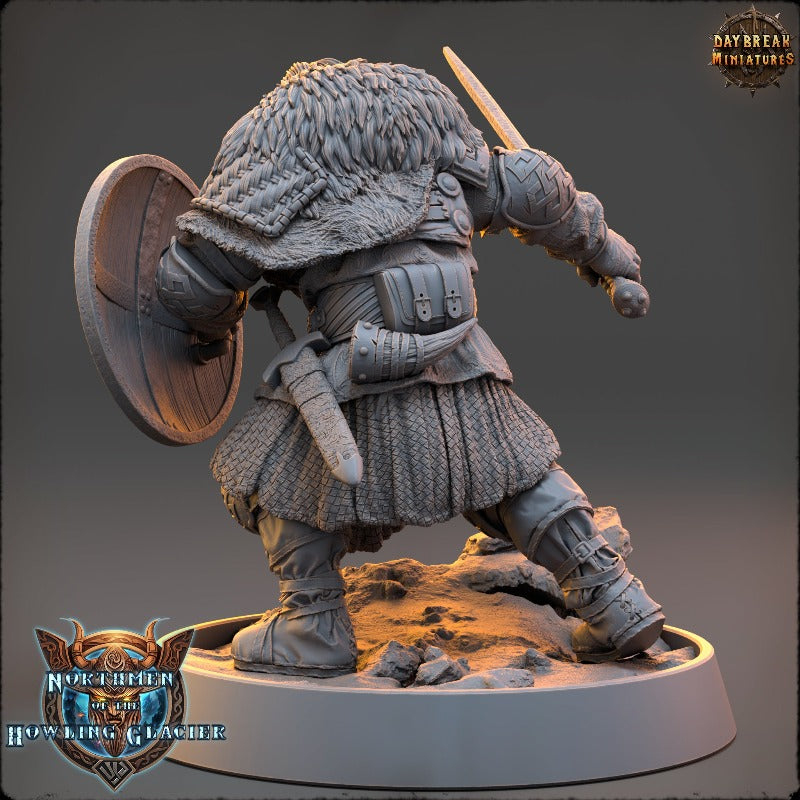 miniature Garleif Ravenwing sculpted by Daybreak Miniatures