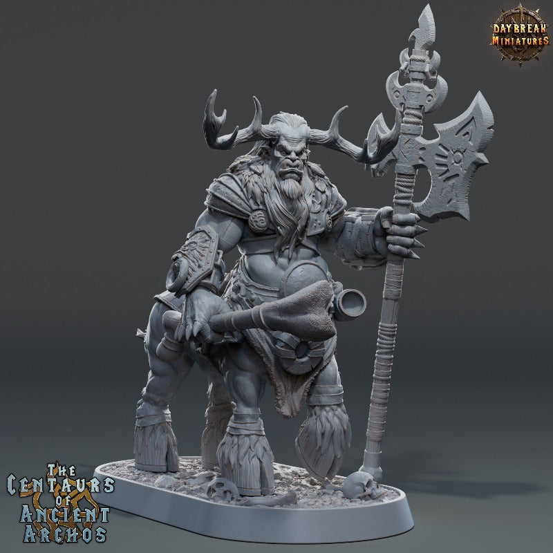 miniature General Steelbone sculpted by Daybreak Miniatures