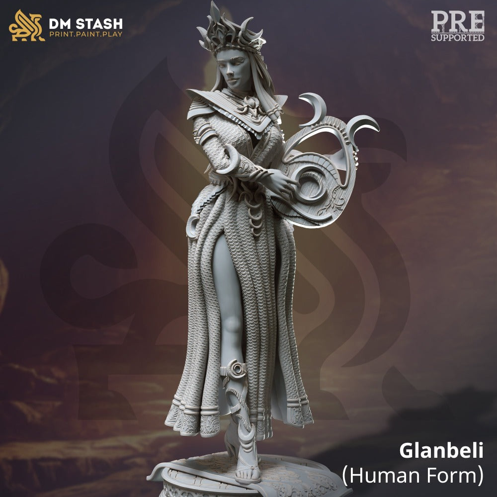 miniature Glanbeli Human Form sculpted by DM Stash