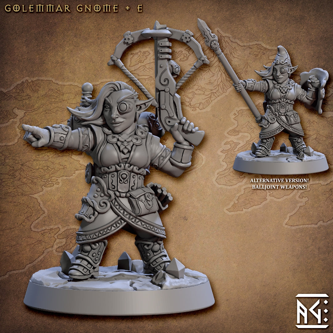 miniature Golemmar Gnome R sculpted by Artisan Guild