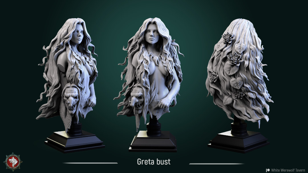 Fishfolk Female Bust - Greta