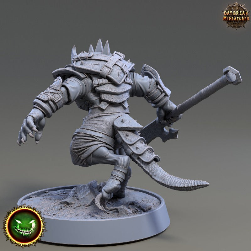 miniature Grolam Fazzbinder sculpted by Daybreak Miniatures