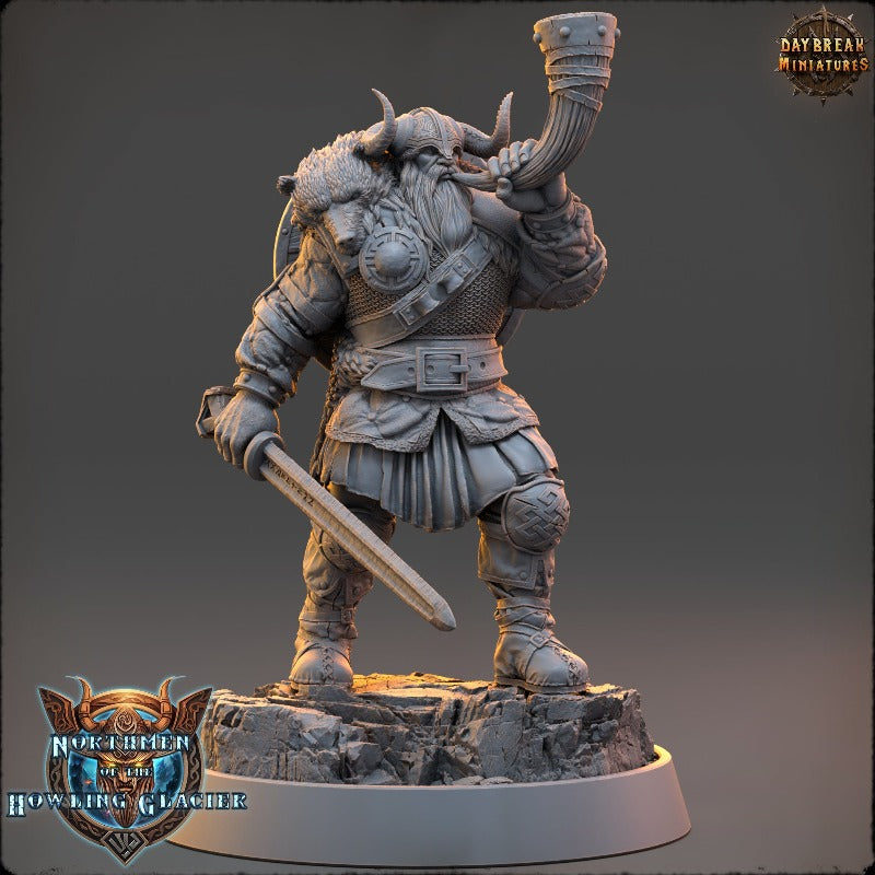 miniature Harald Hornblower sculpted by Daybreak Miniatures