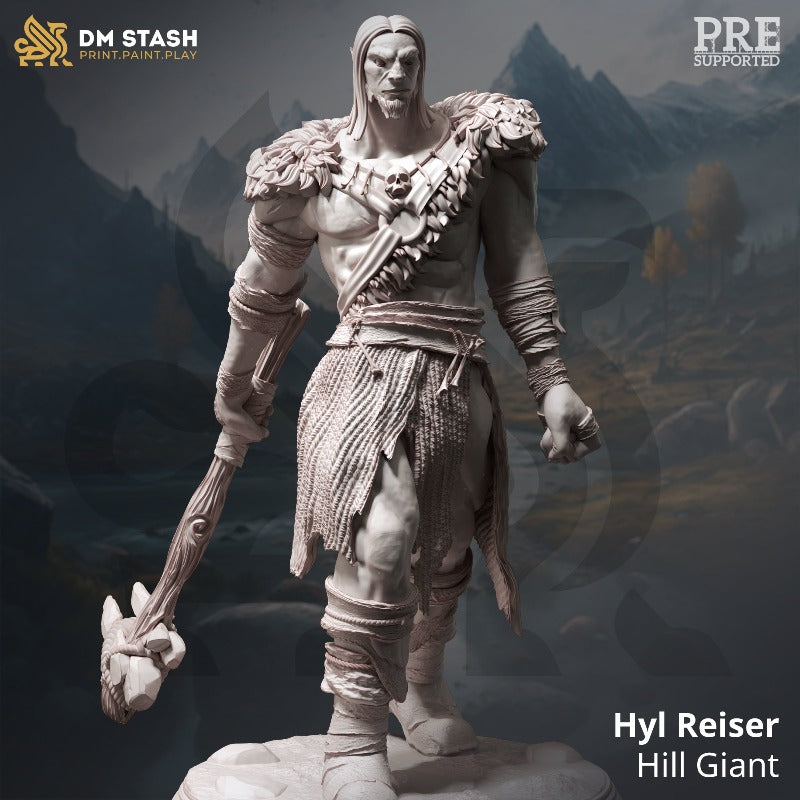 miniature Hyl Reiser - Hill Giant sculpted by DM Stash