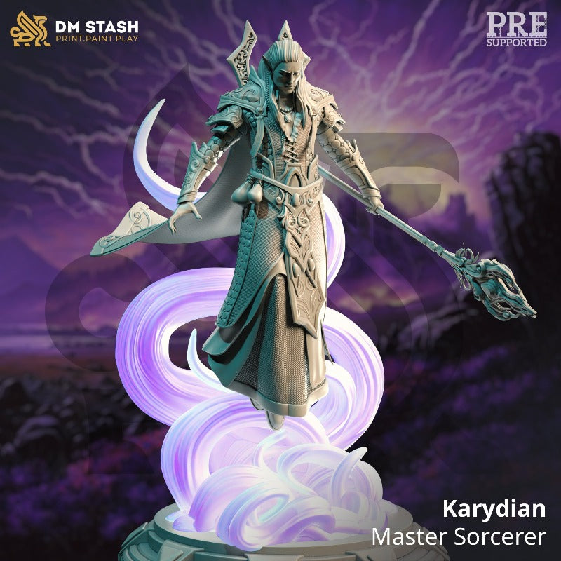 miniature Karydian - Master Sorcerer sculpted by DM Stash
