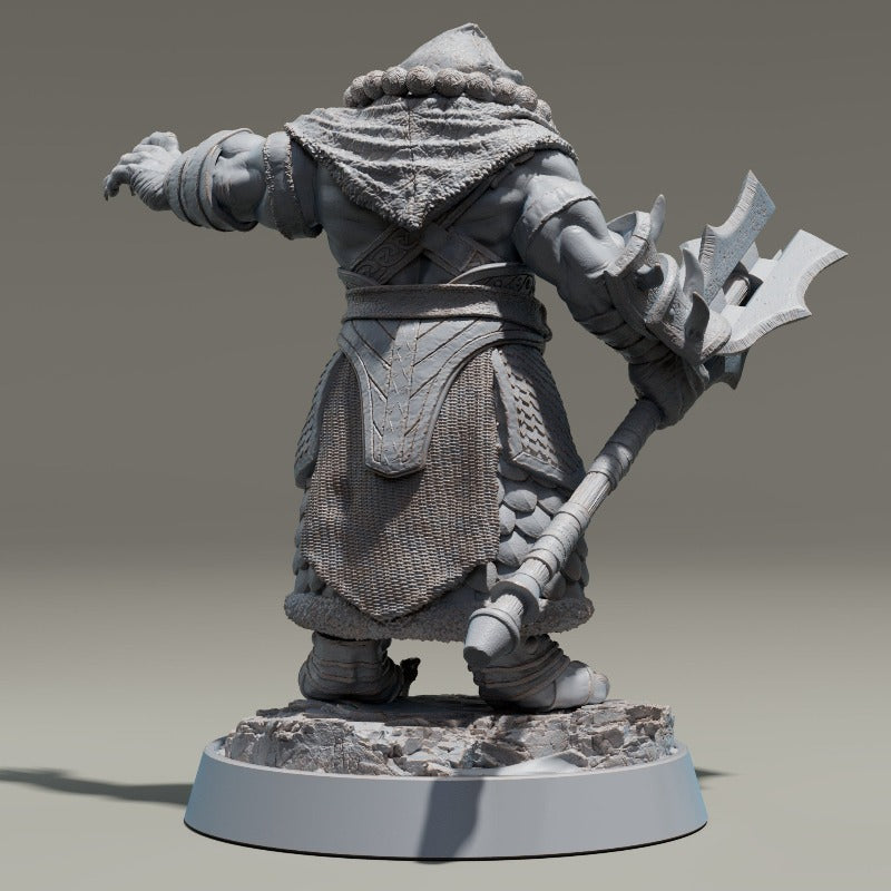 miniature King Dawntredder sculpted by Daybreak Miniatures