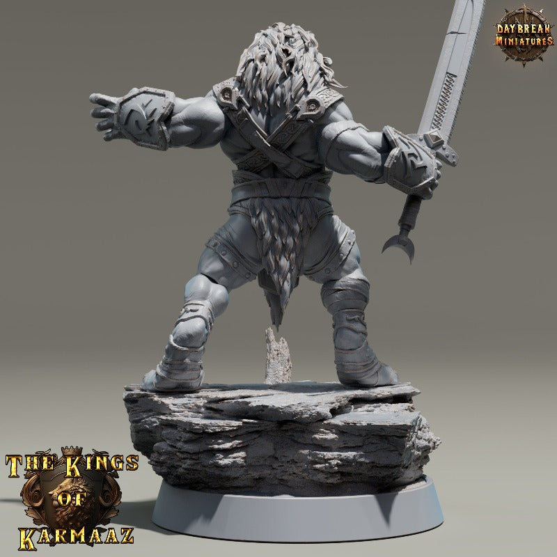 miniature King Deepcut sculpted by Daybreak Miniatures