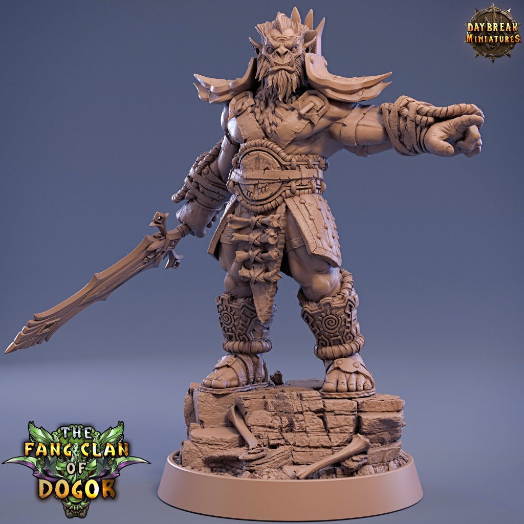 miniature King Fangtabolous sculpted by Daybreak miniatures
