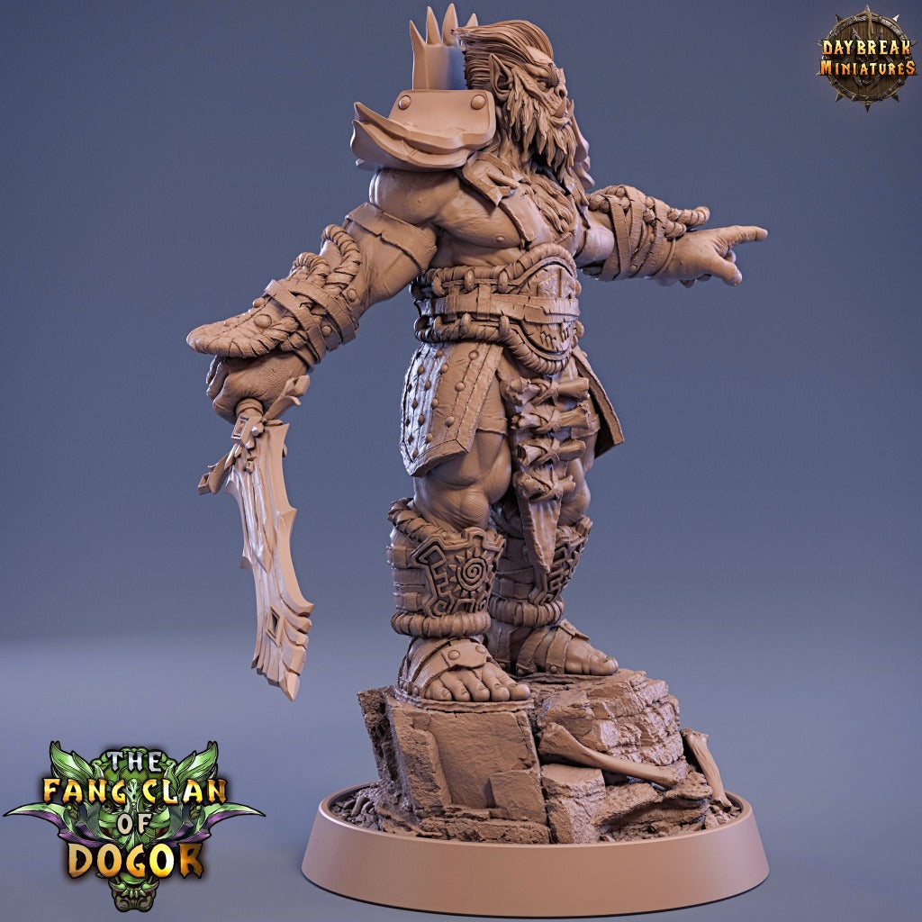 miniature King Fangtabolous sculpted by Daybreak miniatures