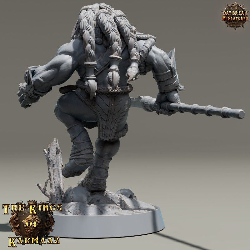 miniature King Gutterung sculpted by Daybreak Miniatures