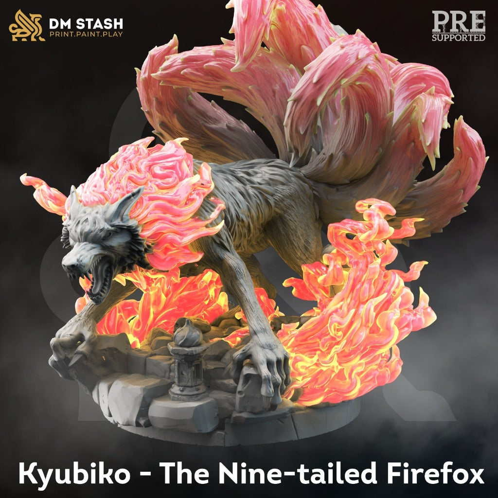 Unpainted 3d printed firefox miniature
