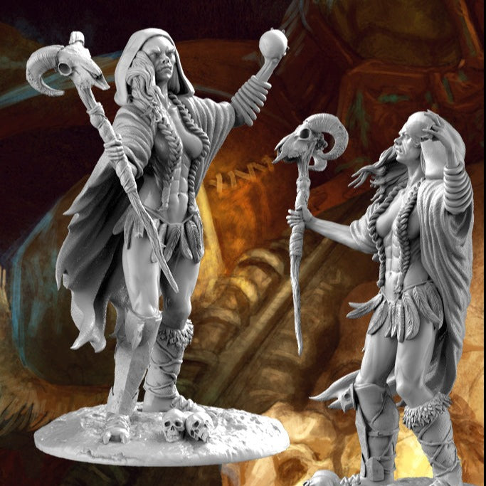 miniature Mahga sculpted by Nocturna