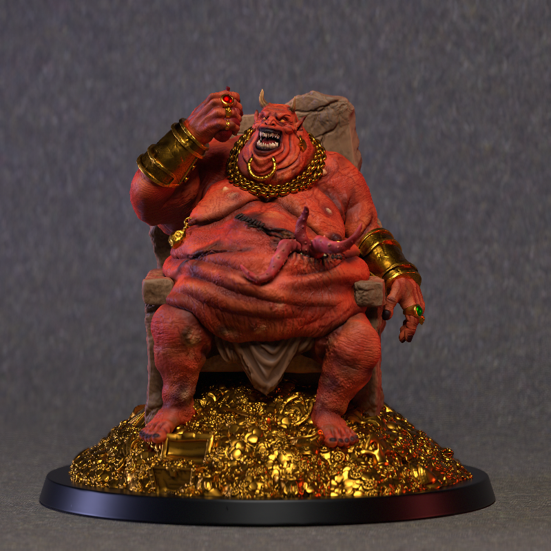 miniature Mammon by Clay Cyanide