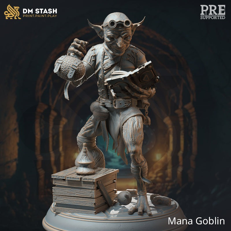 miniature Mana Goblins - Alchemist sculpted by DM Stash