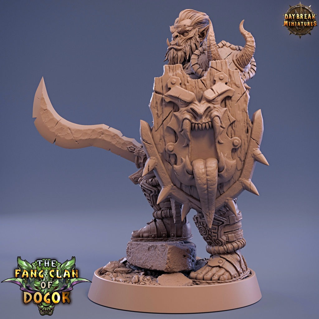 miniature Manbrand Gorr sculpted by Daybreak miniatures