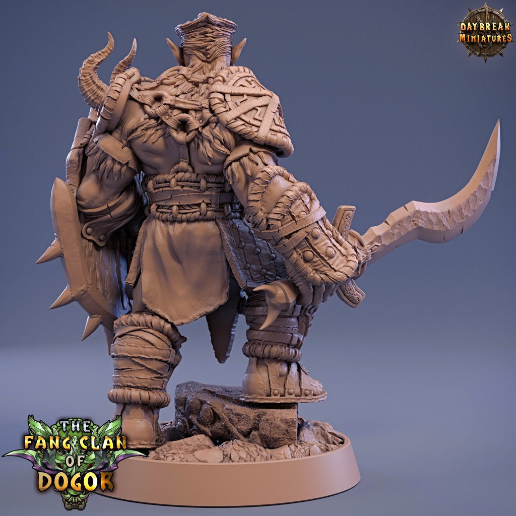 miniature Manbrand Gorr sculpted by Daybreak miniatures