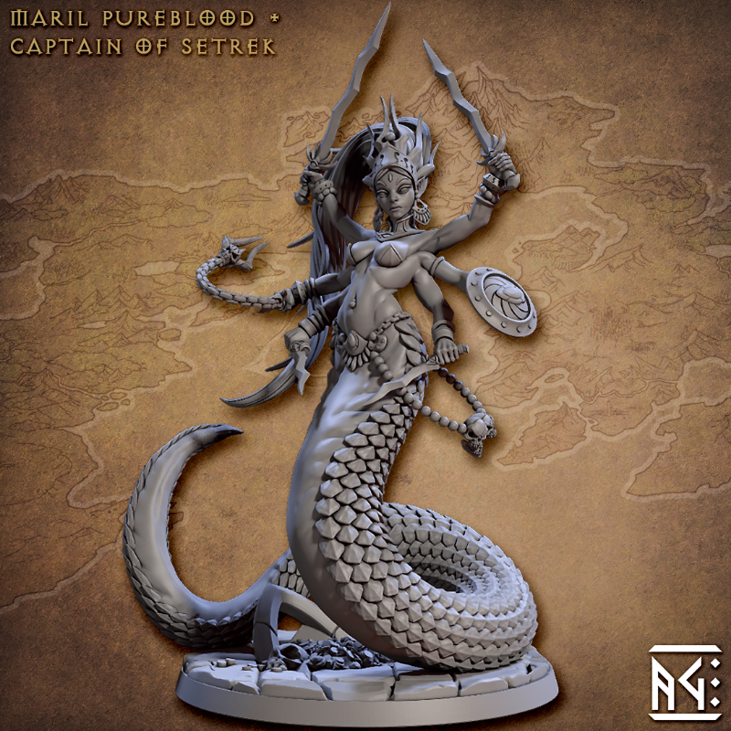 Serpentine armed BBEG female