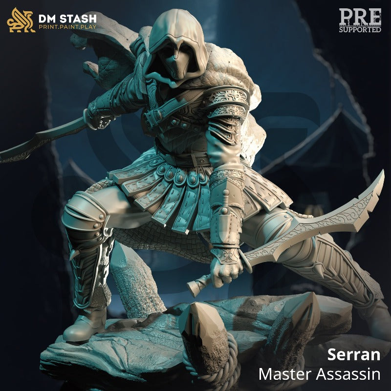 miniature Serran - Master Assassin sculpted by DM Stash