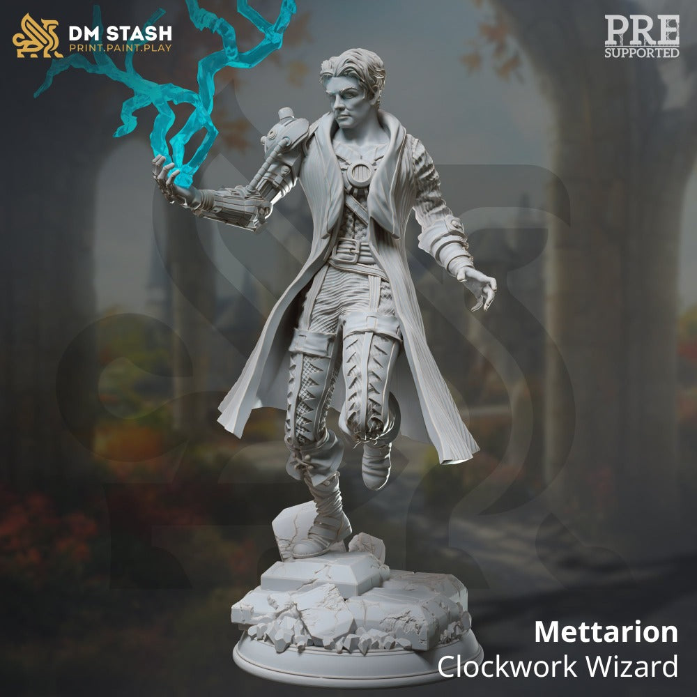 Mettarion - Clockwork Wizard sculpted by DM Stash