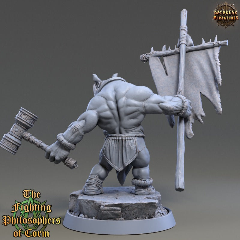 Rhino folk Patro Steadfast sculpted by Daybreak miniatures