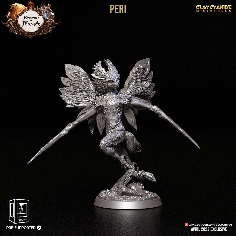 miniature Peri sculpted by Clay Cyanide