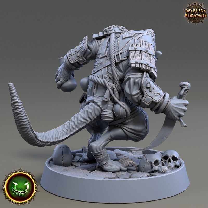 miniature Sinbad Strangeblood sculpted by Daybreak Miniatures