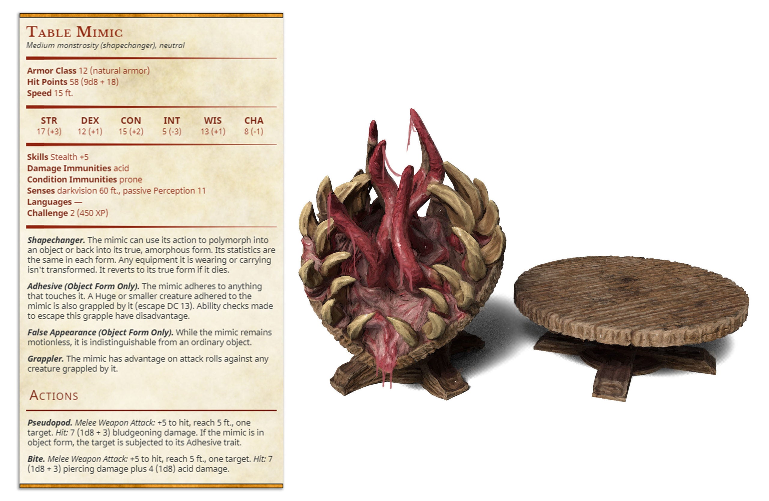 Furniture Mimics - Table