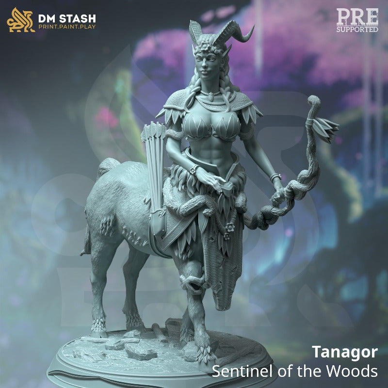 miniature Tenagor - Sentinal of the woods sculpted by DM Stash