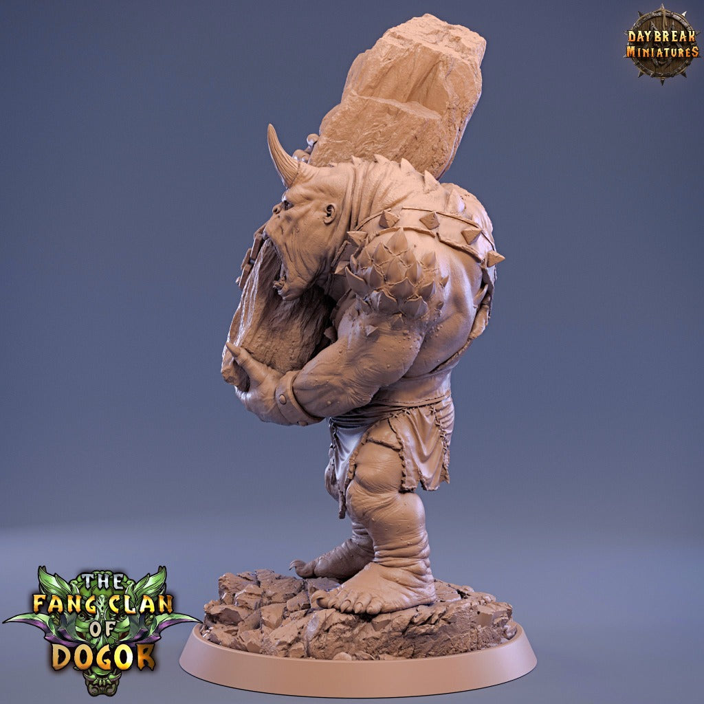 Tjundra the crusher sculpted by Daybreak miniatures