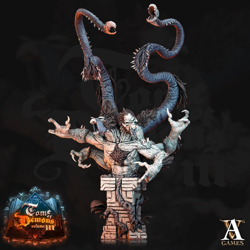 miniature Kagon Aspect of Demogorgon Bust sculpted by Archvillain Games