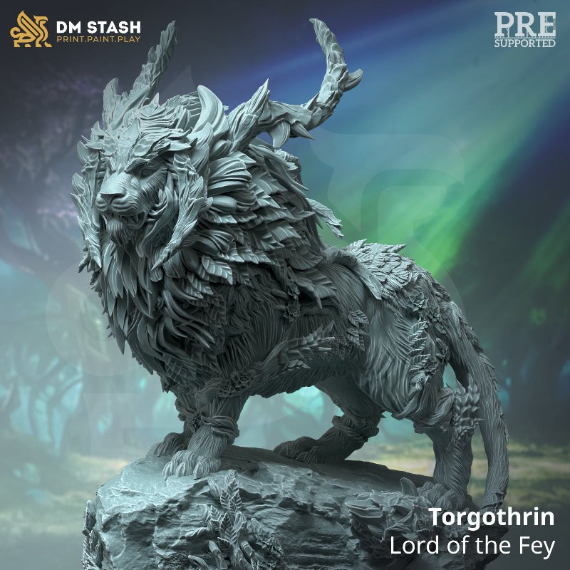 miniature Torgothrin - Lord of the Fey sculpted by DM Stash