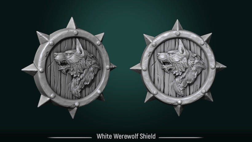 White Werewolf Shield